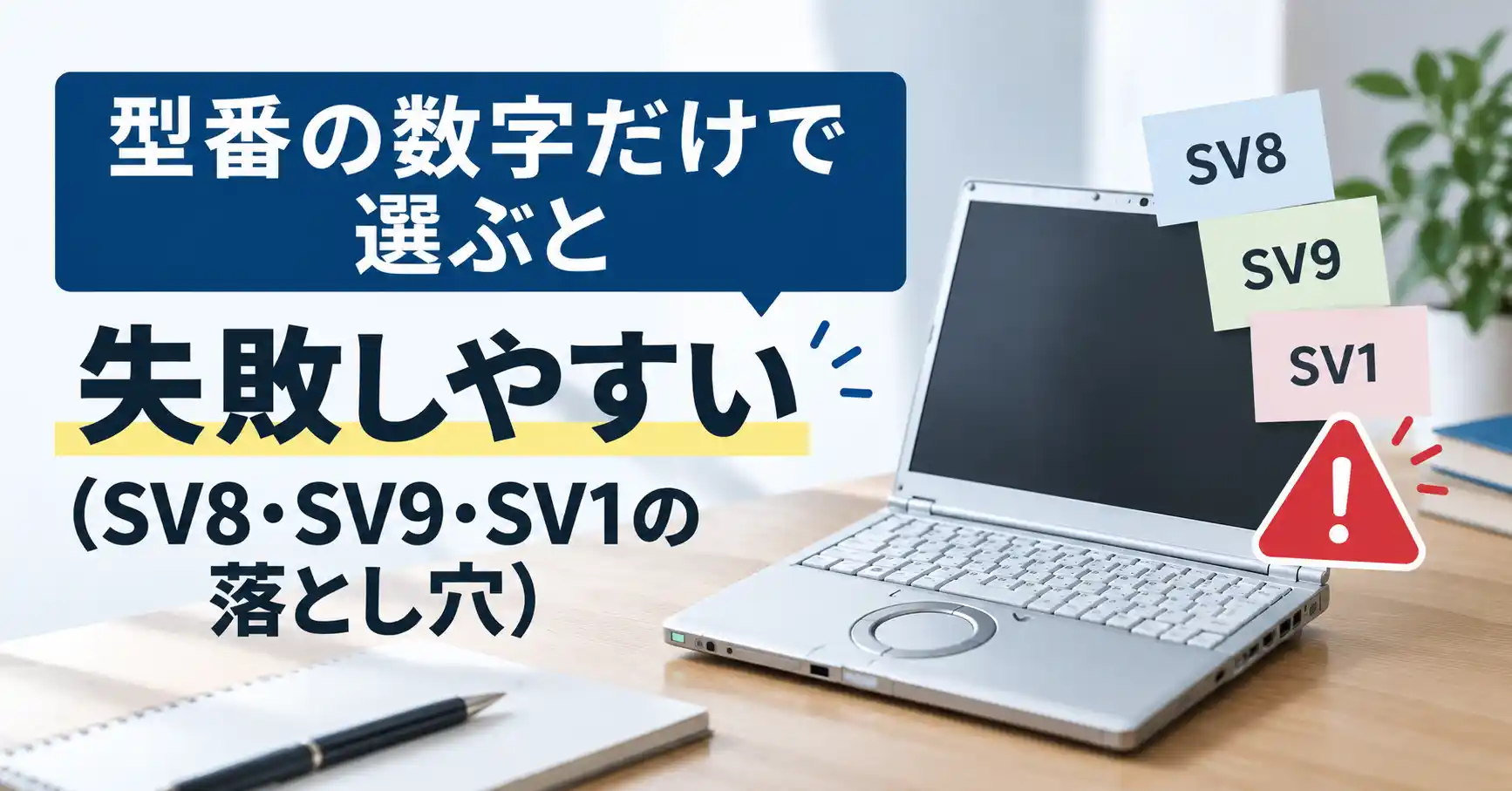 型番の数字だけで選ぶと失敗しやすいSV8・SV9・SV1の落とし穴